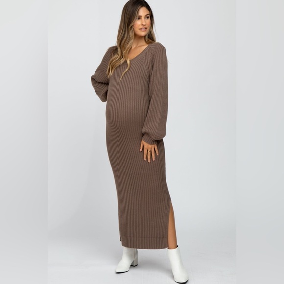 Pinkblush chunky knit sweater maxi dress nwot - Picture 1 of 9